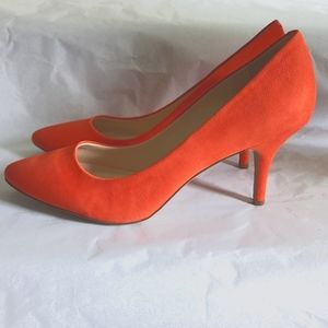 INC International Concepts, Zita Pump Shoe in Papaya. Size 12M